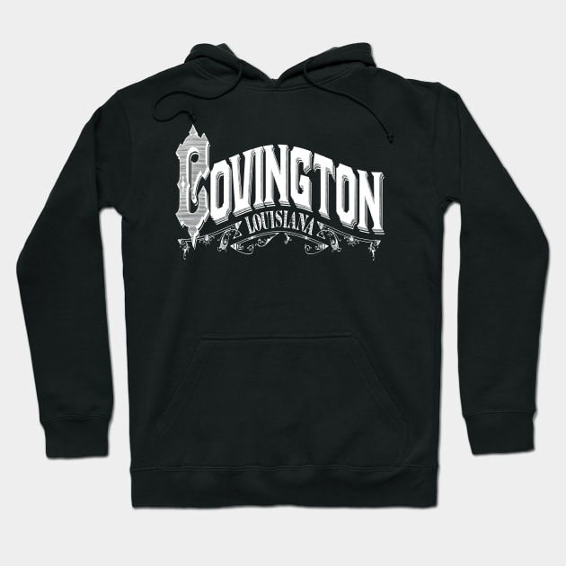 Vintage Covington, LA Hoodie by DonDota